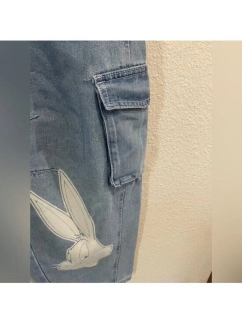 New Justice Looney Tunes Barrel Jeans Cargo Color Block Boho